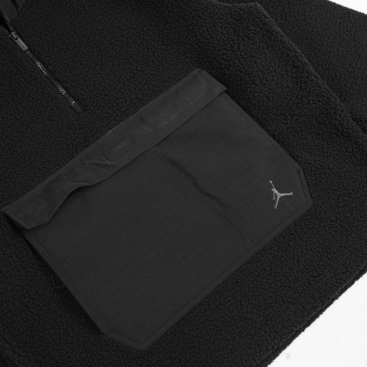 Jordan Flight High-Pile Fleece Pullover Hoodie (Black)