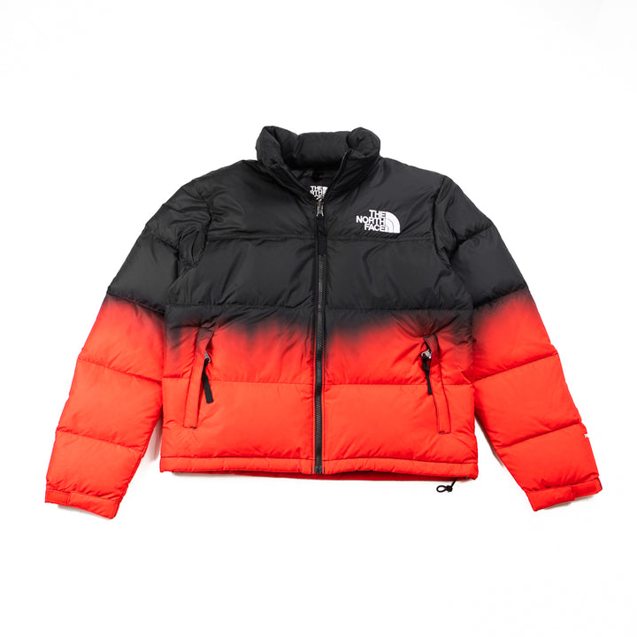 W '96 Nuptse Dip Dye Jacket (Firery Red Dip Dye)