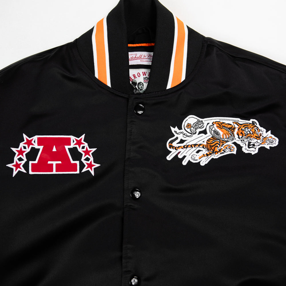 Cincinnati Bengals NFL Heavyweight Satin Jacket (Black)