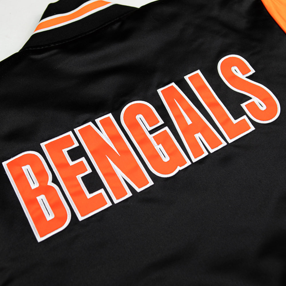 Cincinnati Bengals NFL Heavyweight Satin Jacket (Black)