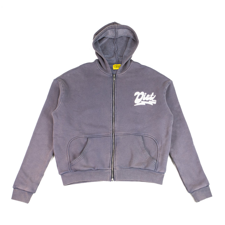 French Terry Bolt Full Zip (Pale Blue)