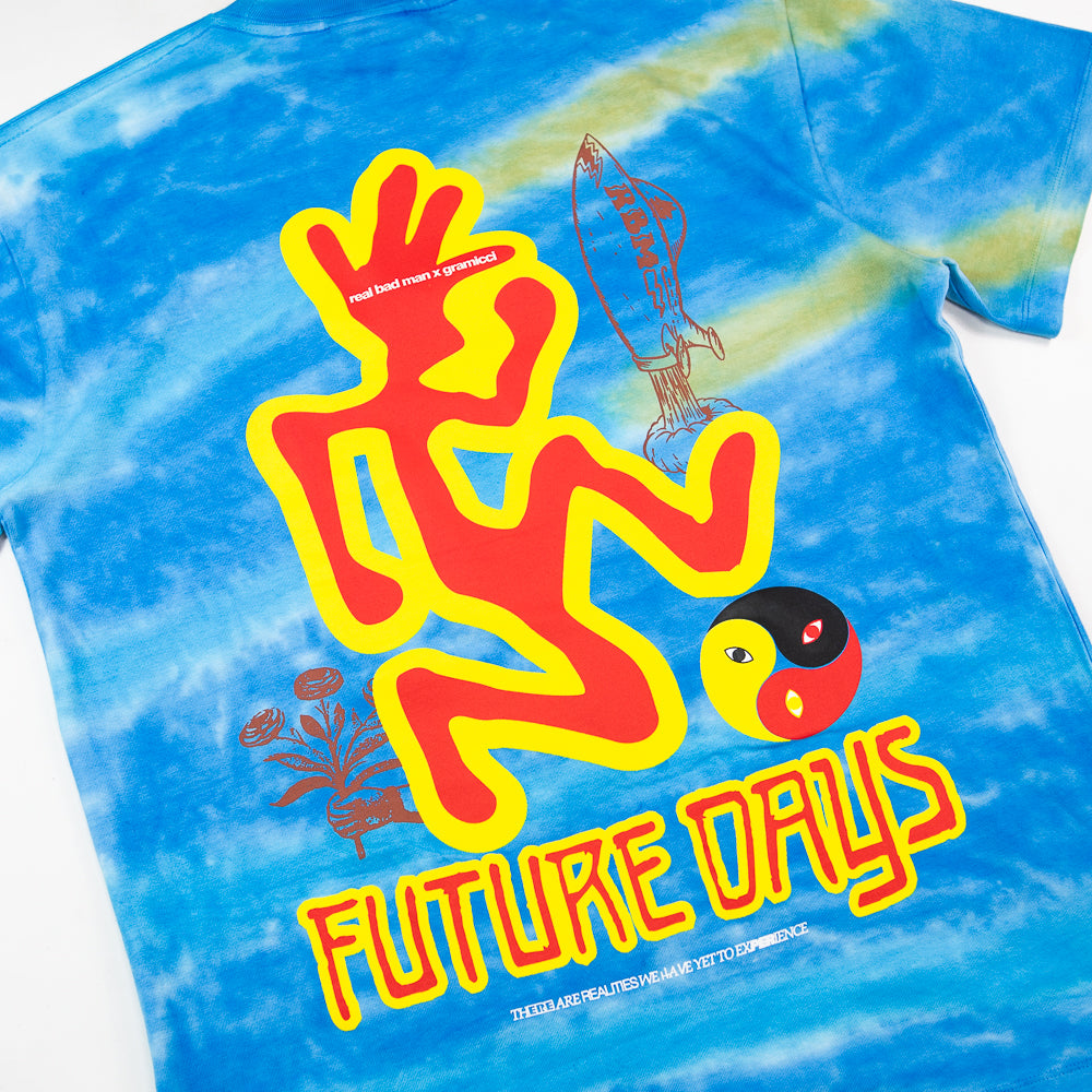 Gramicci Future Days SS Tee(Blue Tie Dye)