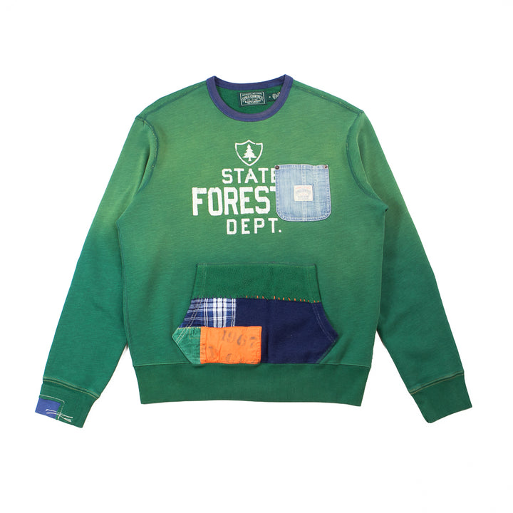 Vintage Fleece Crewneck (Green MU)