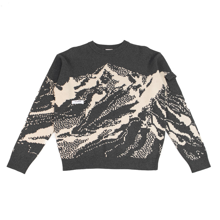 Truman L/S Knit Crew Sweater (Black)