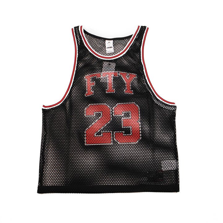 Jordan x FTY Basketball Jersey (Black/LT Crimson)