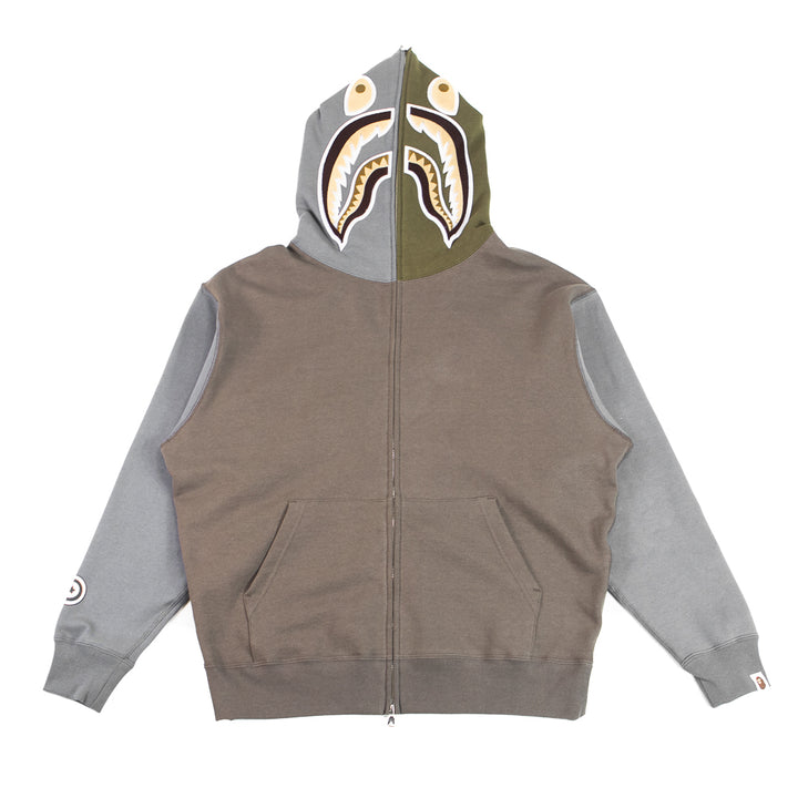 ABC Shark Full Zip Hoodie (Beige)