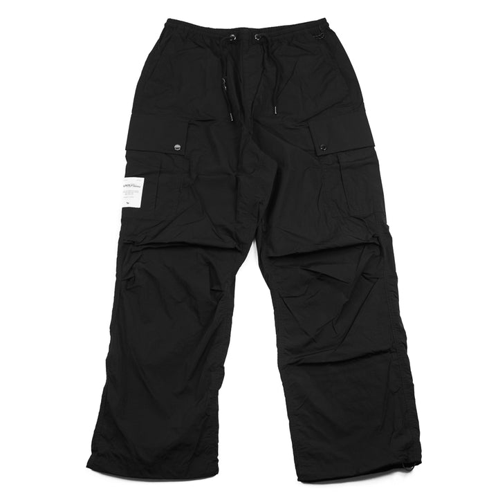 Wide Leg Cargo Pant (Black)