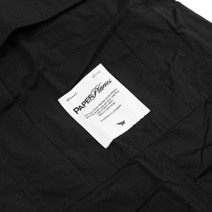 Wide Leg Cargo Pant (Black)