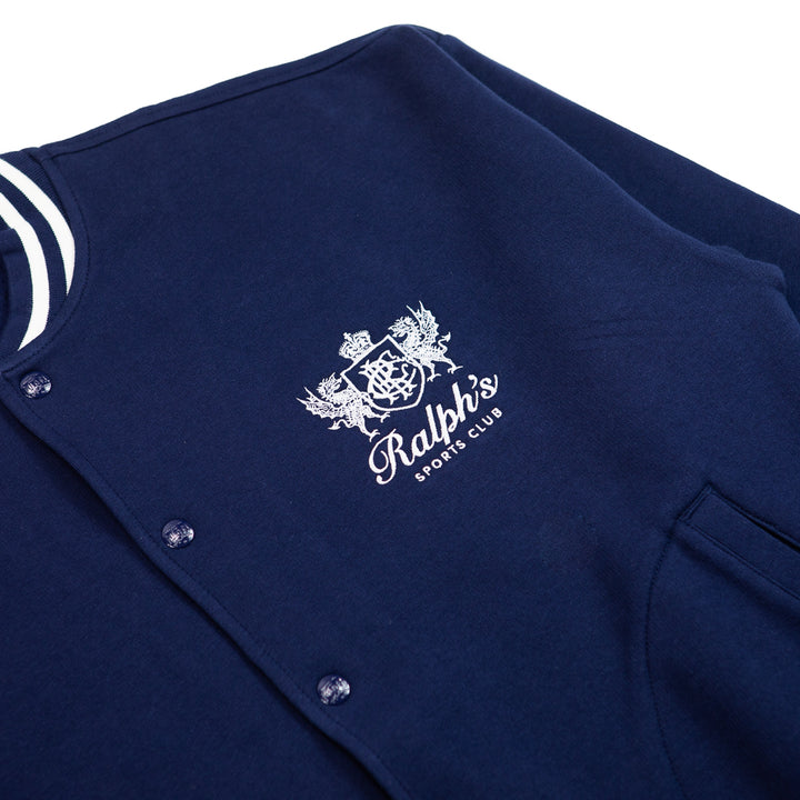 Knit-Sweatshirt Jacket (Navy)