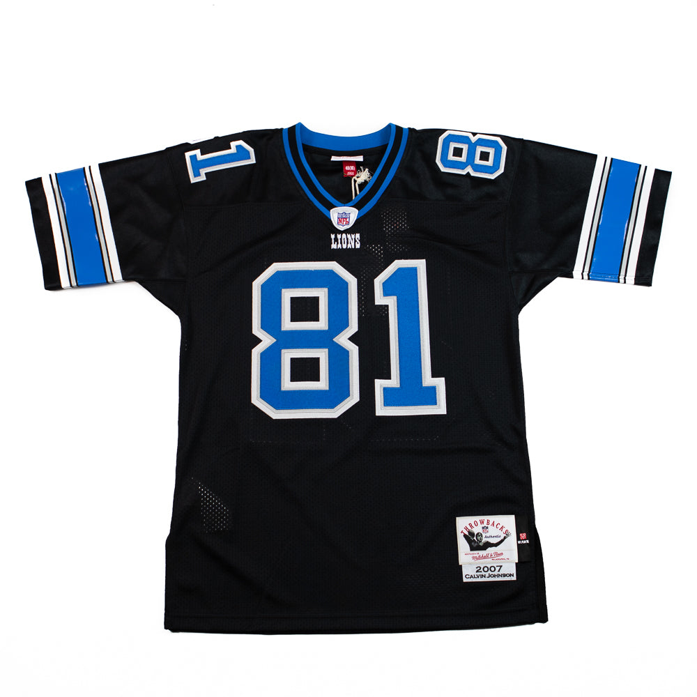 Calvin Johnson Detroit Lions 2007 Authentic Jersey (Black)