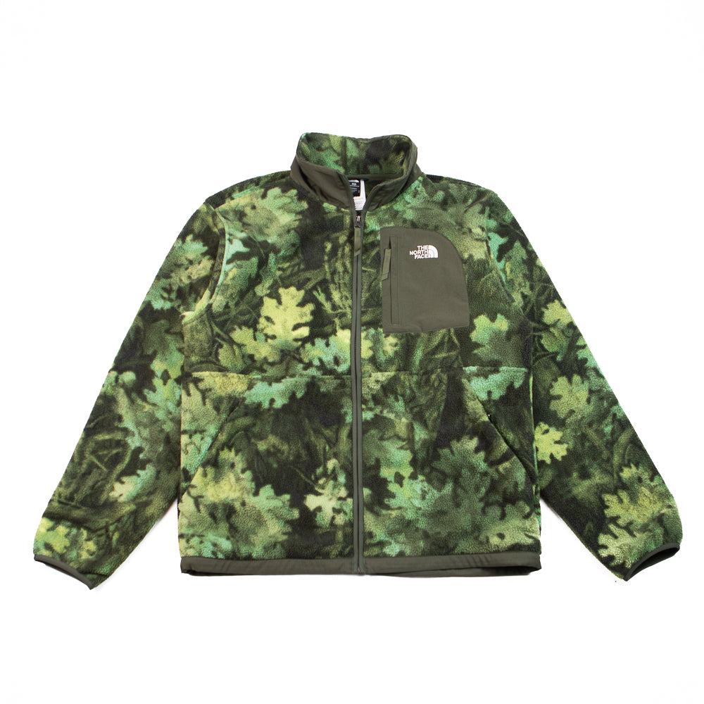 Yumiori Off Peak Full Zip Print Fleece Jacket (New Taupe Green)