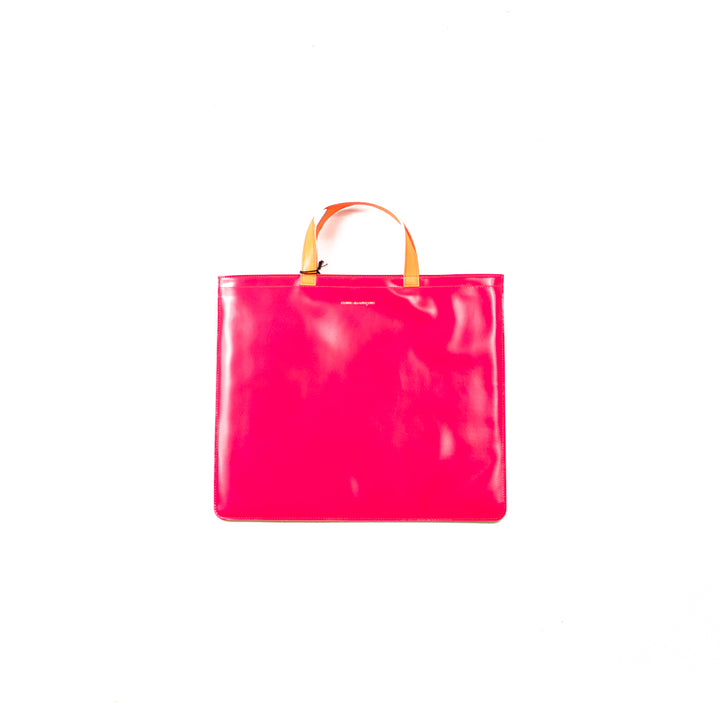 CDG Super Fluo Tote Bag (Pink/Yellow)