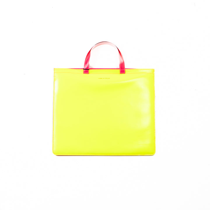 CDG Super Fluo Tote Bag (Yellow/Orange)