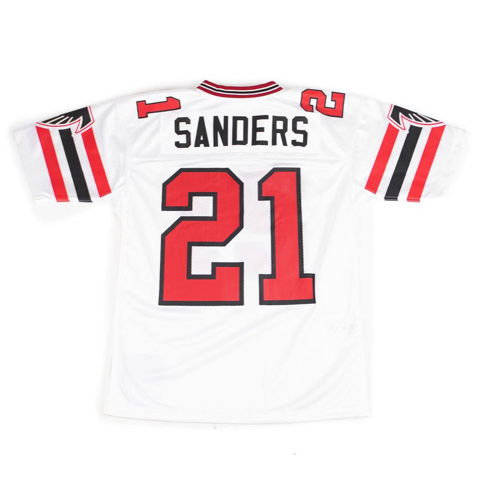 1989 Atlanta Falcons Deion Sanders Authentic Jersey (White)