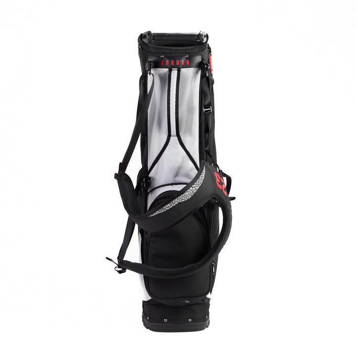 Jordan Golf Fadeaway Stand Bag (Black/Varsity Red)