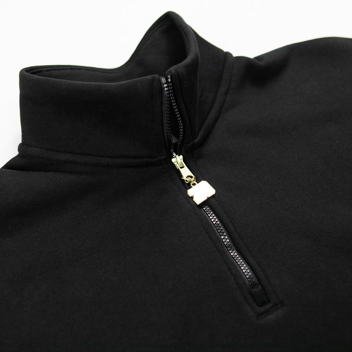 Wmns Jordan Flight Fleece Quarter-Zip Top (Black)