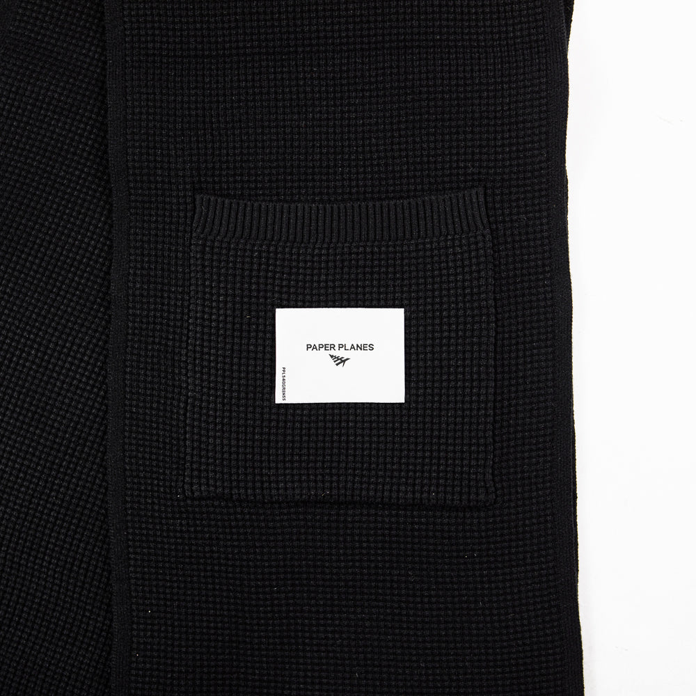 Solid Hooded Scarf (Black)