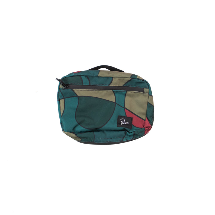 Trees In Wind Toiletry Bag (Camo Green)