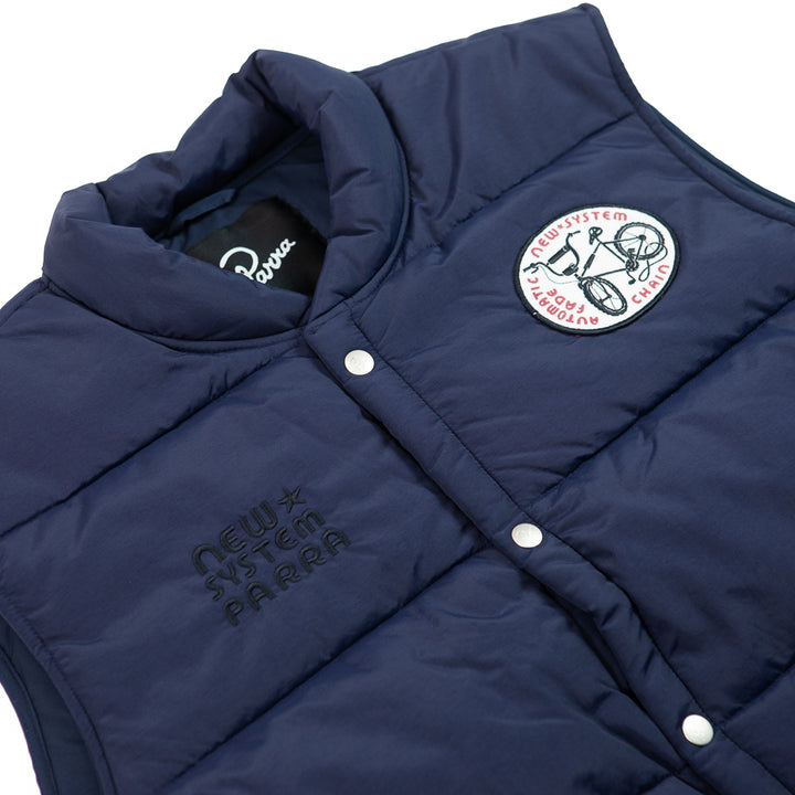 New System Puffer Vest (Blue)