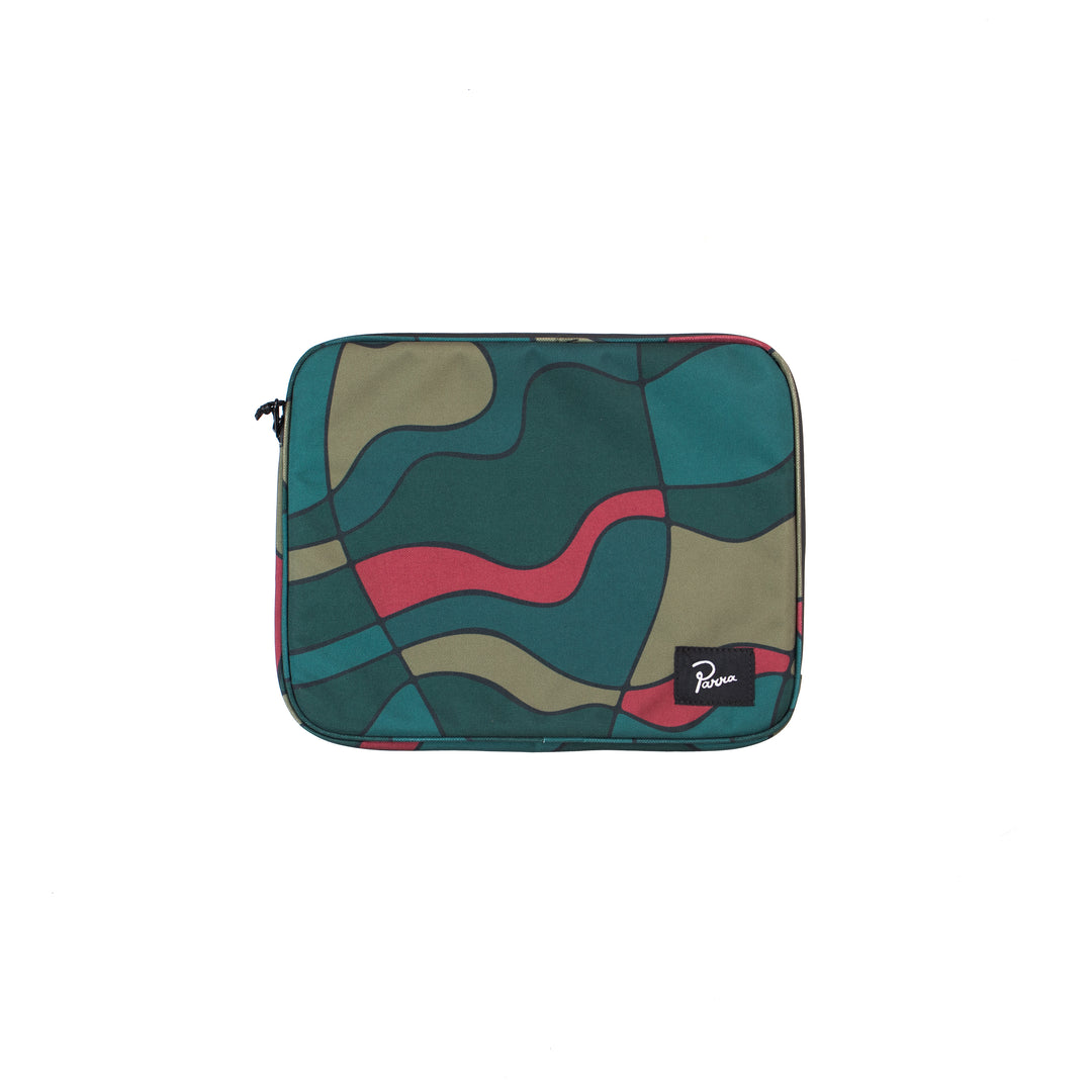 Trees In Wind Laptop Sleeve (Camo Green)