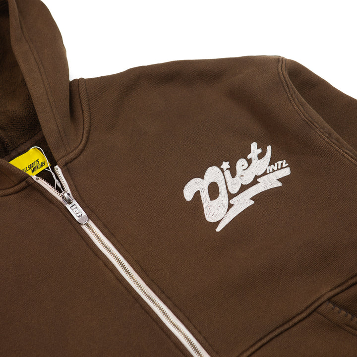 Bolt Full Zip (Brown)