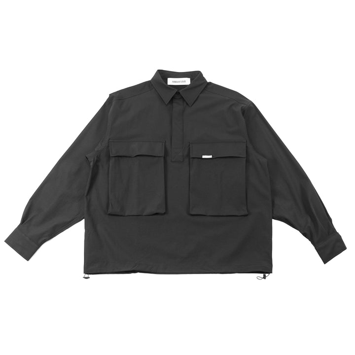 Ripstop Overshirt (Black)