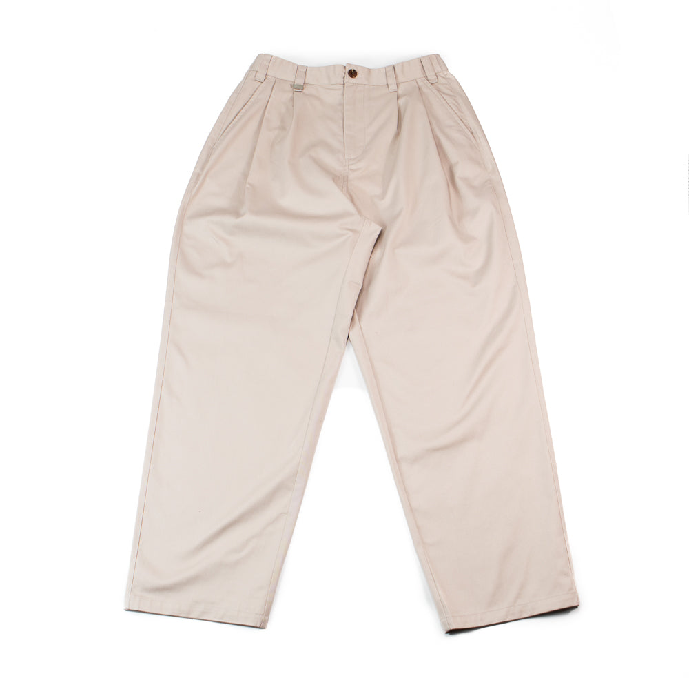 Elastic Waist Baggy Pant (Khaki)