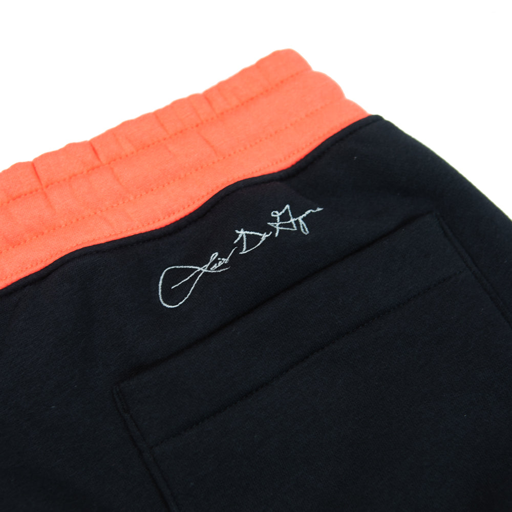 Jordan Brooklyn Men's Fleece Pants (Black/Rush Coral)