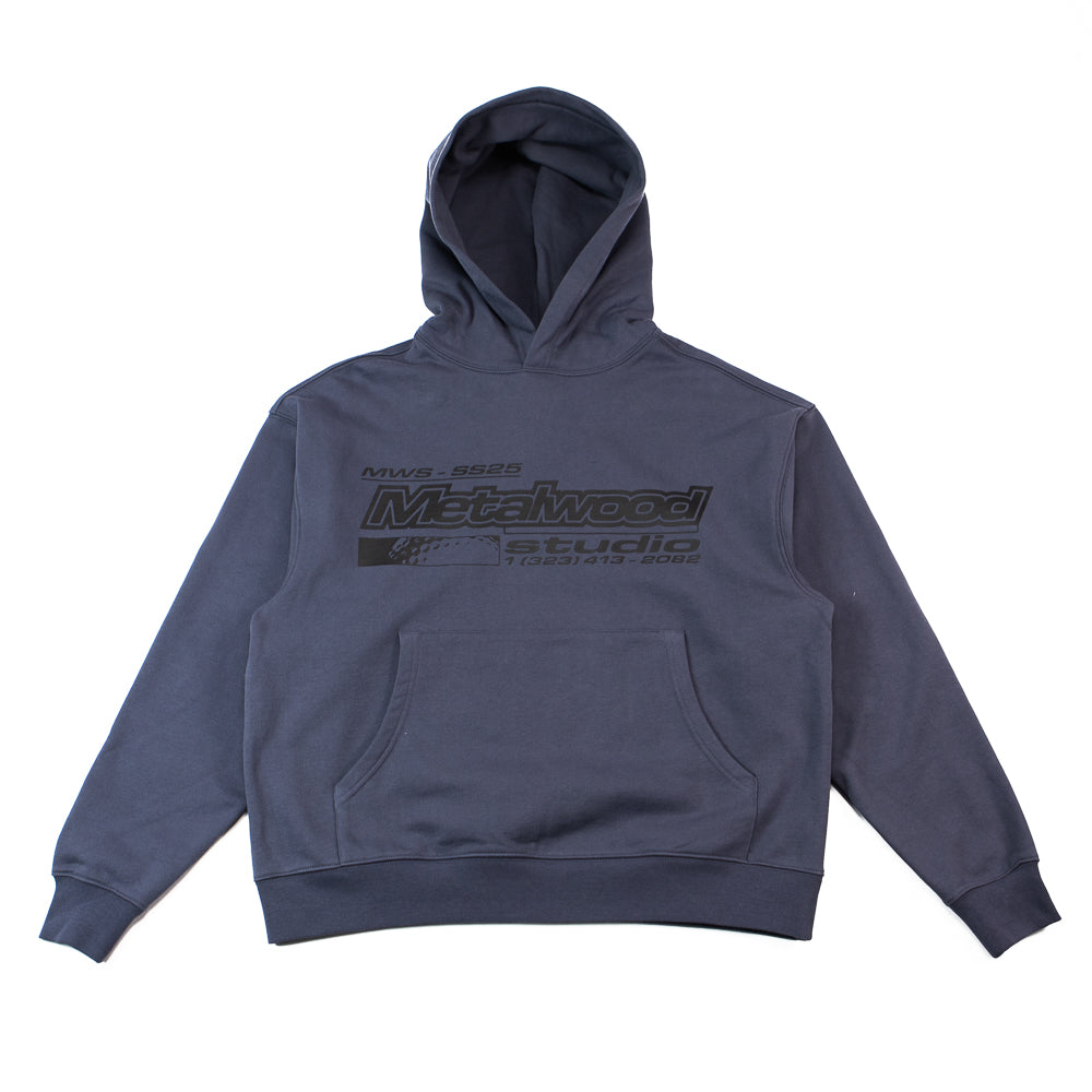 La Brea Shop Hooded Sweatshirt (Gunmetal)