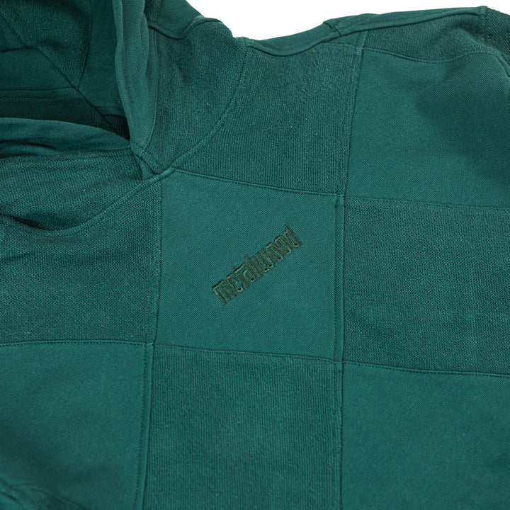 Diamond Terry Hooded Sweatshirt (Green)