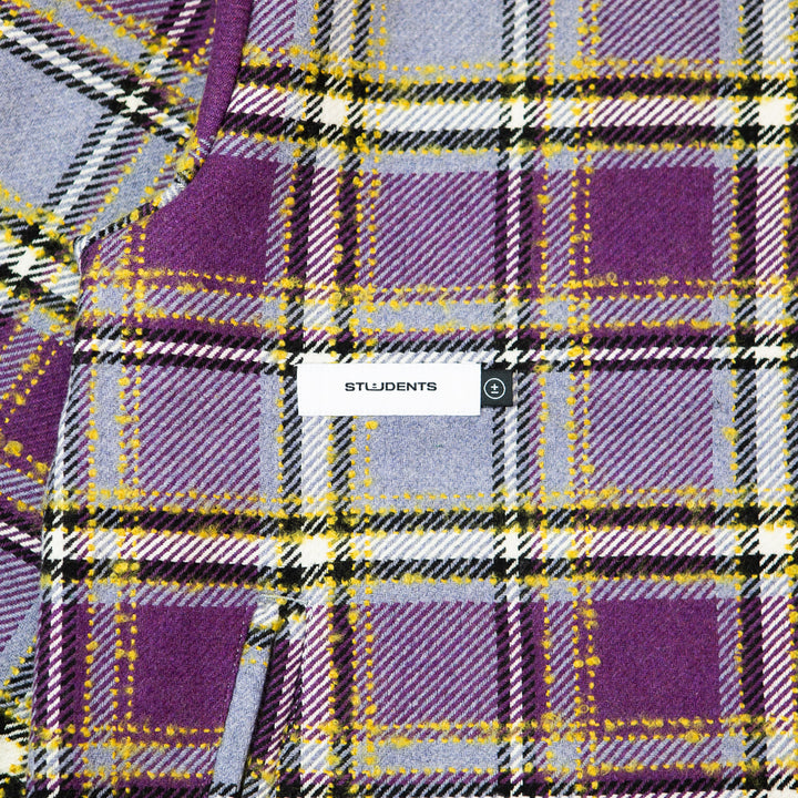 Fitzroy Flannel Jacket (Purple)