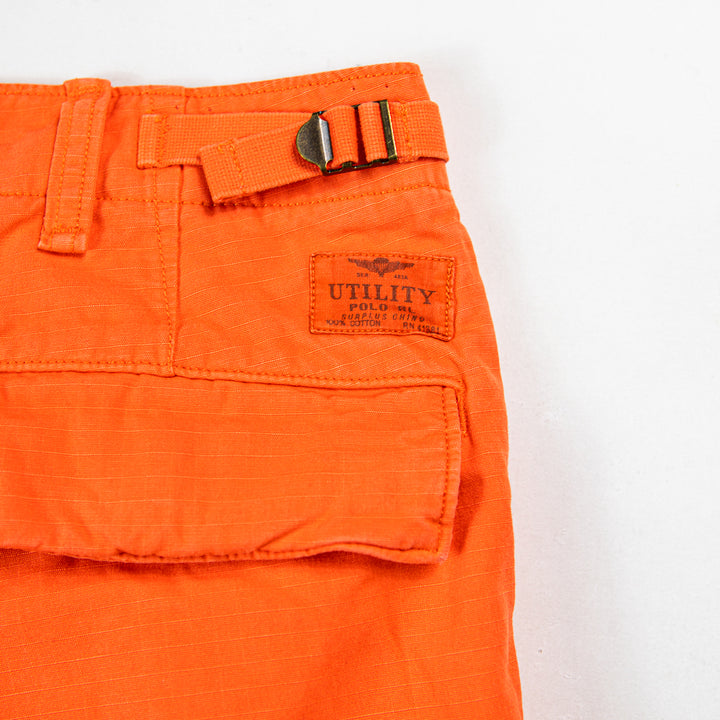 Burroughs Relaxed Fit Ripstop Cargo Pant (Bright Signal Orange)