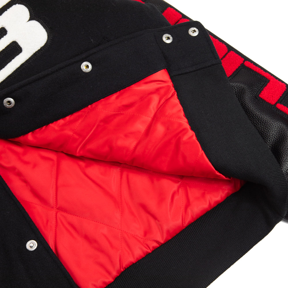 Jordan Flight Men's Varsity Jacket (Black/University Red)