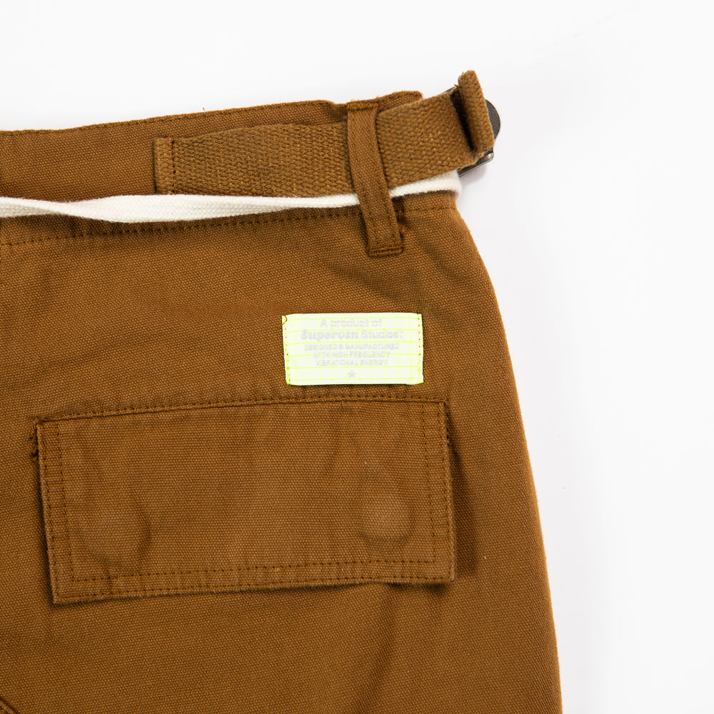 Canvas Cargo Pant (Khaki)