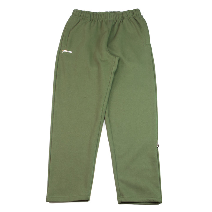 Script Weld Open Bottom Pants (Olive)