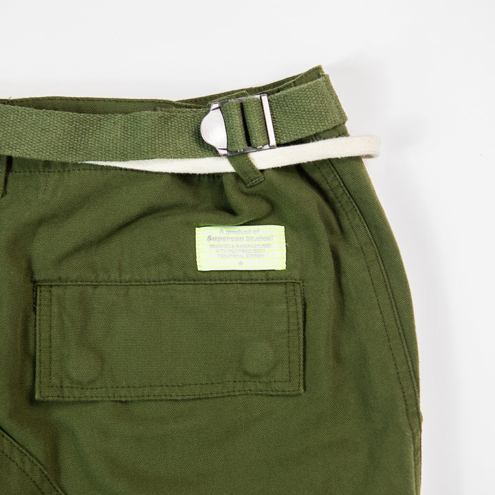 Canvas Cargo Pant (Green)