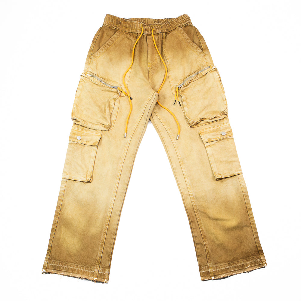 【DISCERNMENT】Field Slab Part 7 Cargo Denim Release Cargo Denim (Sand) – Corporate