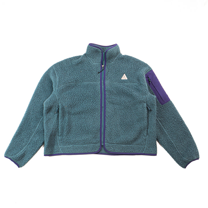 Wmns ACG "Arctic Wolf" Fleece Full-Zip Jacket (Deep Jungle/Purple Ink/Summit White)