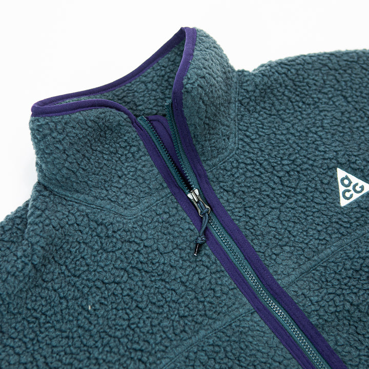 Wmns ACG "Arctic Wolf" Fleece Full-Zip Jacket (Deep Jungle/Purple Ink/Summit White)