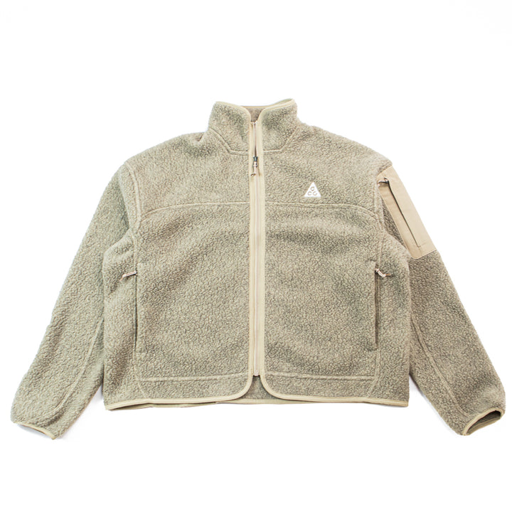 Wmns ACG "Arctic Wolf" Fleece Full-Zip Jacket (Khaki/Khaki/Summit White)