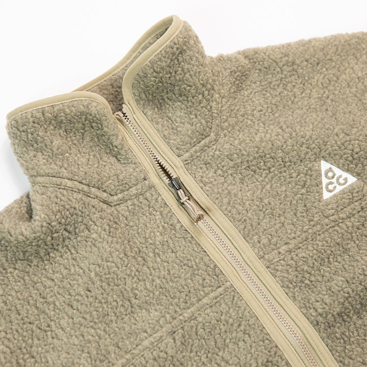 Wmns ACG "Arctic Wolf" Fleece Full-Zip Jacket (Khaki/Khaki/Summit White)