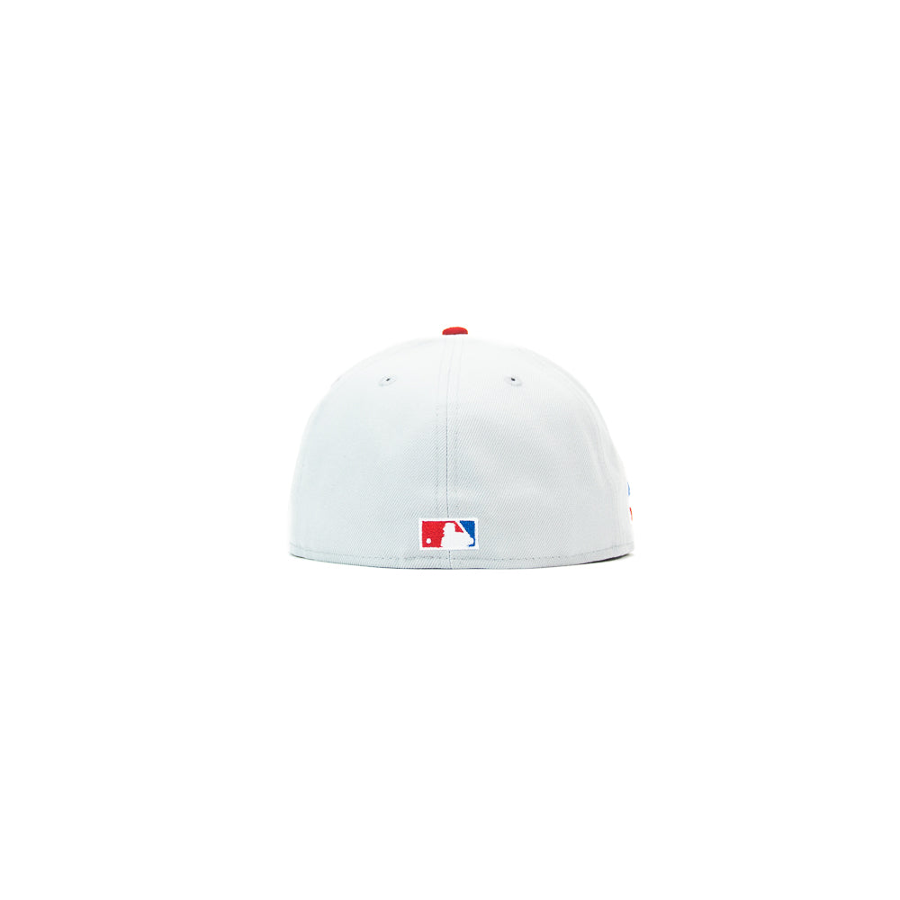 Cincinnati Reds "Los Rojos" Dominican Republic Fitted Cap (Dolphin Grey/Red)