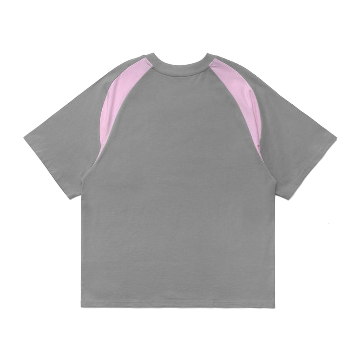 Mountaineer Raglan T-Shirt (Grey/Pink)