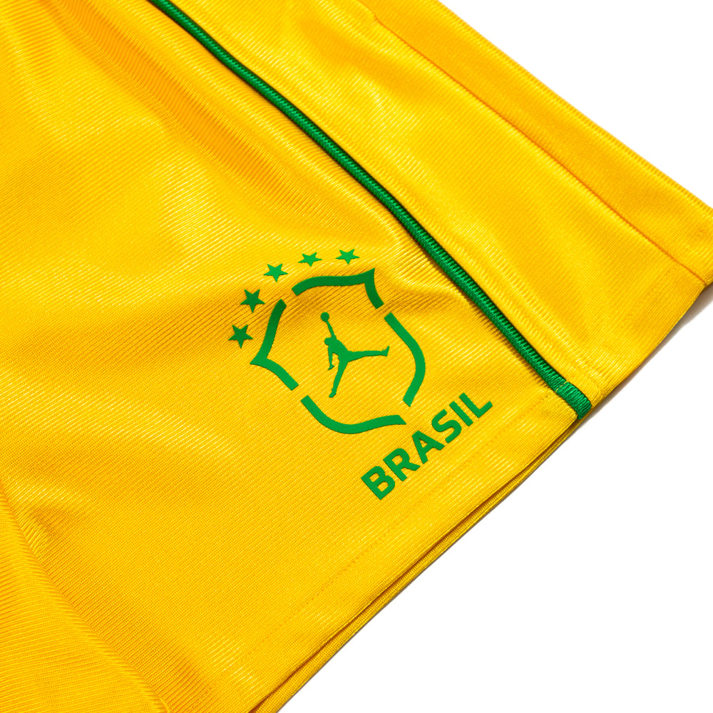 Jordan Brooklyn Women's Knit Brazil Shorts (Varsity Maize/Lucky Green)