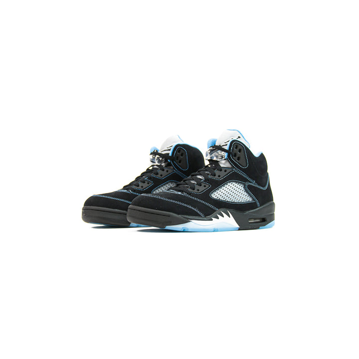 Air Jordan 5 Retro (Black/University Blue/White)