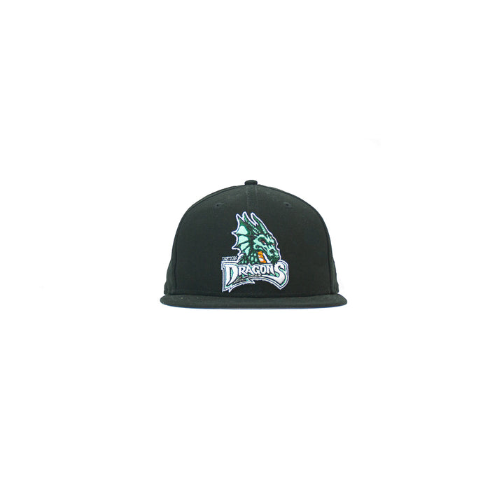 Dayton Dragons Fitted Cap (Black Canvas/ Seafoam)