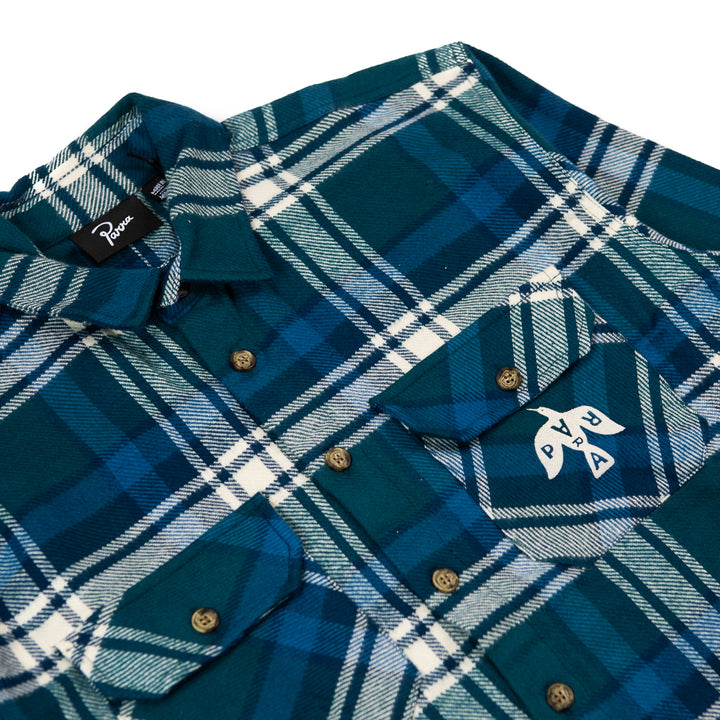 Crow Flanel Shirt (Pine Green)