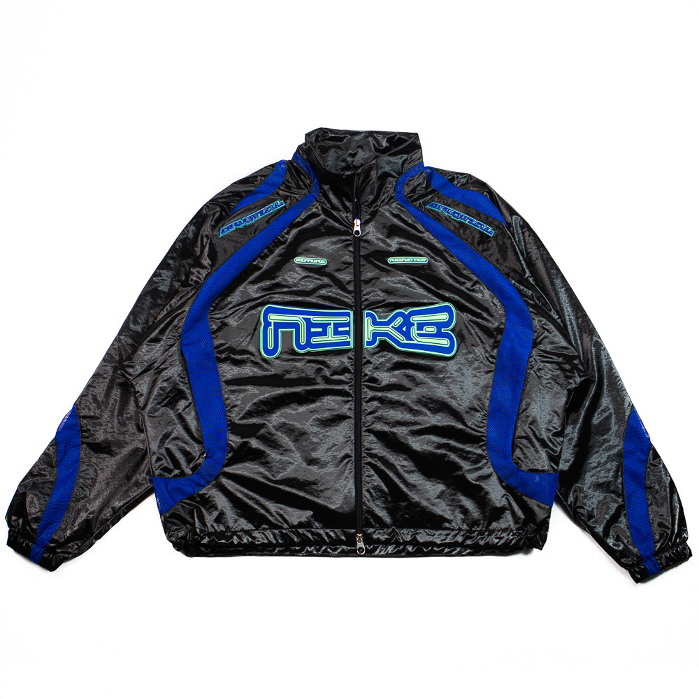 Nike Project F.R.O.G. Woven Flow Track Jacket (Black/Old Royal/Old Royal/Illusion Green)