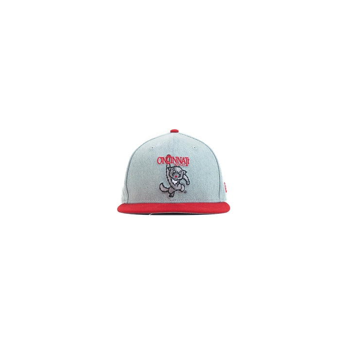 Cincinnati Bearcats Vault Fitted Cap (Denim)