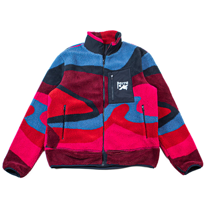 Full Ftp Booster Polar Fleece Jacket (Red)